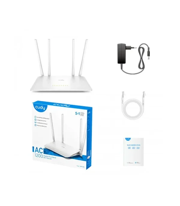 Cudy WR1200 AC1200 Dual Band Router Price in Bangladesh Dual Band Gigabit WiFi Router