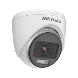 Hikvision DS-2CE70DF0T-MFS 2MP ColorVu Audio Turret Camera – Full Color Night Vision & Built-in Mic