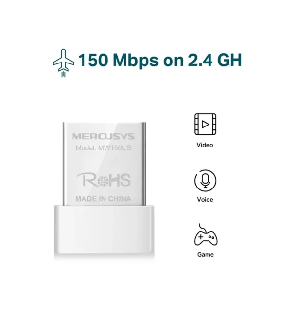 Mercusys MW150US N150 Nano USB WiFi Adapter