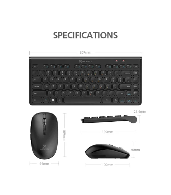 Micropack KM-228W Wireless Keyboard & Mouse Combo