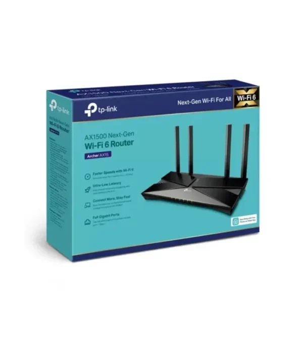 TP-Link Archer AX15 AX1500 Wi-Fi 6 Router – Fast, Reliable Next-Gen Wireless