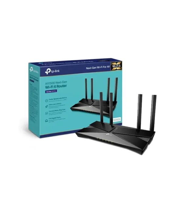 TP-Link Archer AX15 AX1500 Wi-Fi 6 Router – Fast, Reliable Next-Gen Wireless